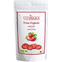 Los mejores  - Vitasnack- Aperitivo de fruta (Fresa) - 10 de 24 gr. (Total 240 gr.)